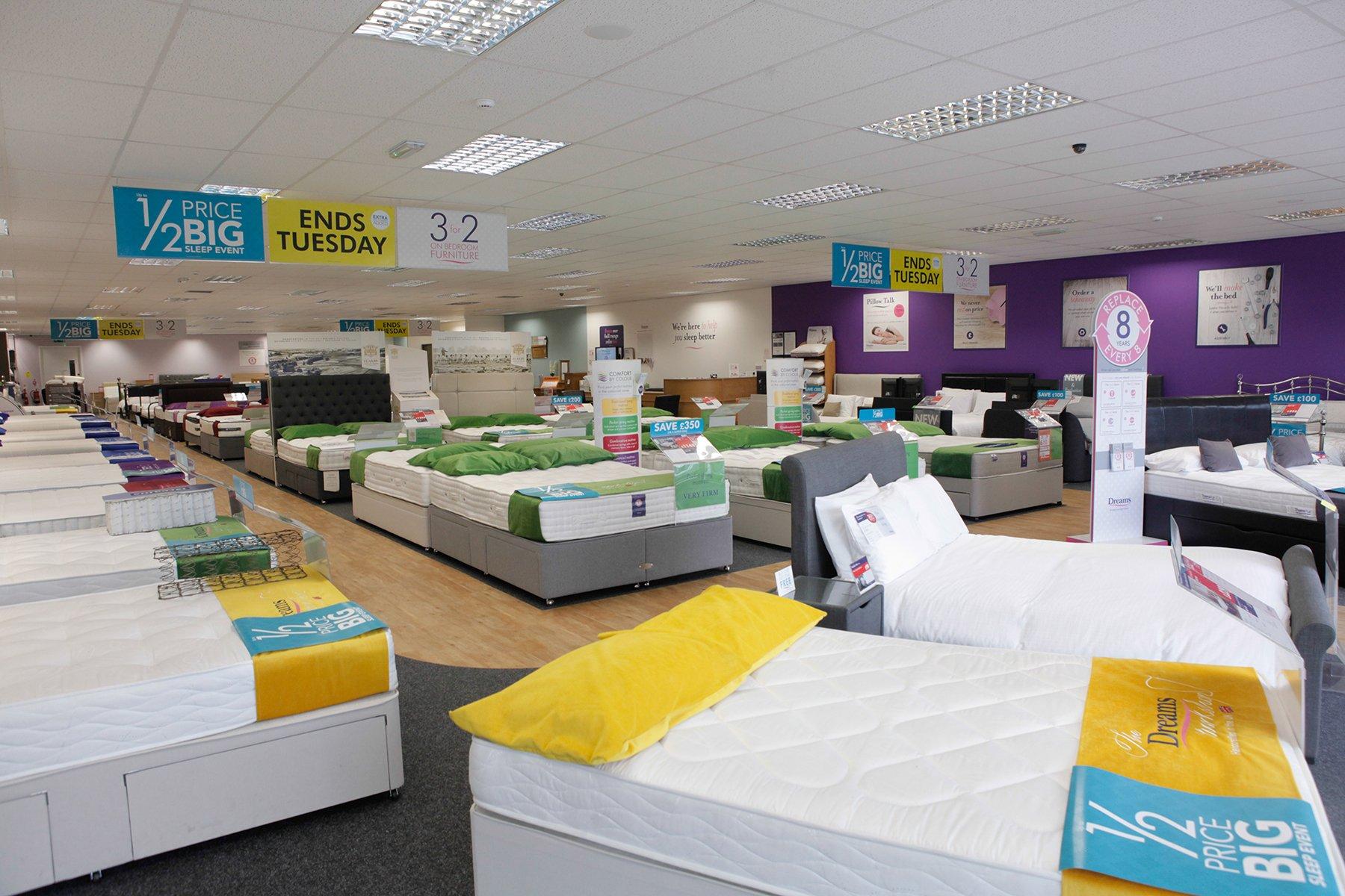 Dreams Store in Cardiff Newport Road Beds, Mattresses & Furniture